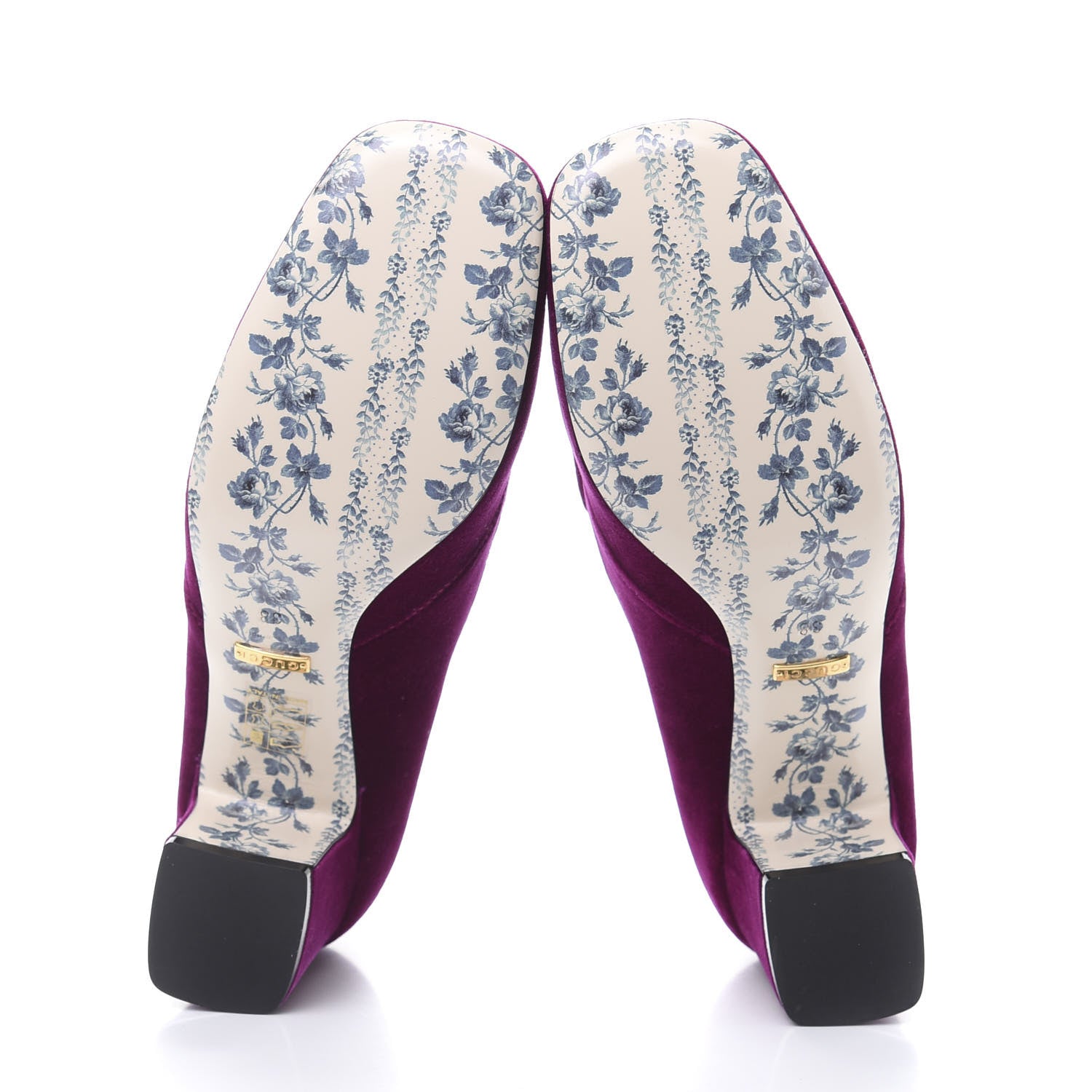 Gucci Softy Velvet GG Victoire 55mm Loafer Pumps 38 Fucsia 5 of 9