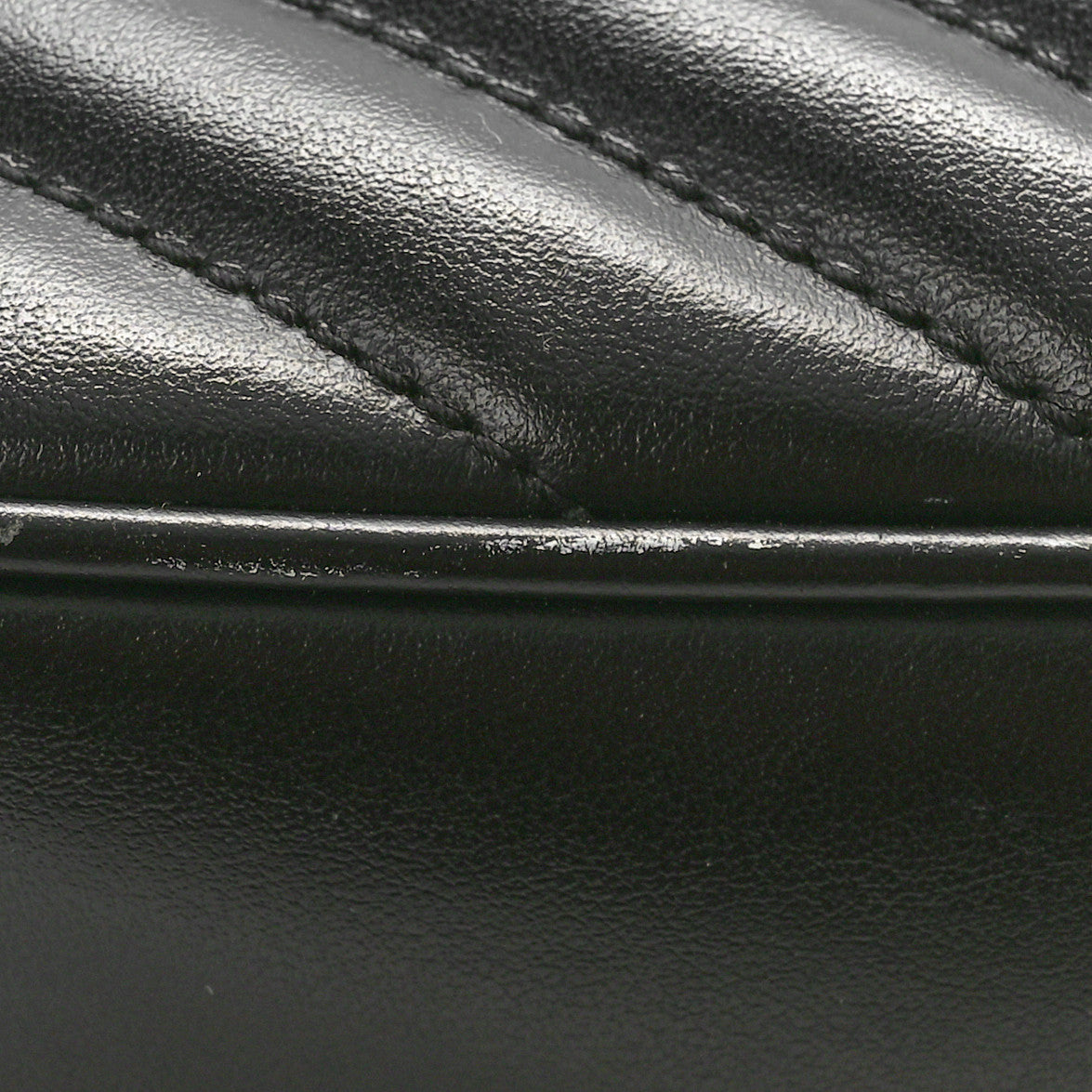 Calfskin Matelasse Monogram Lou Camera Bag Black