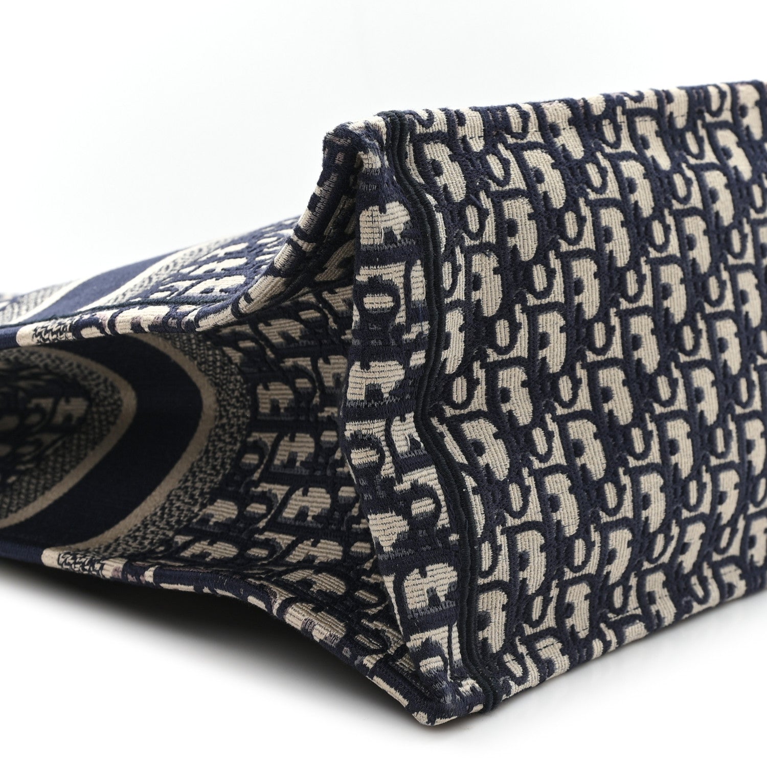 Christian Dior Oblique Large Book Tote Blue Multicolor 1795153