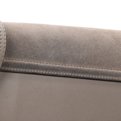 Chloe Suede Calfskin Small Faye Shoulder Bag Motty Grey 8 of 11