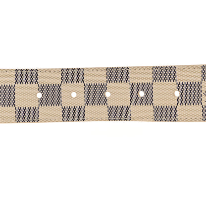 Louis Vuitton Damier Azur LV Initiales Belt 100 40 6 of 7