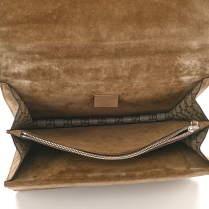 Gucci GG Supreme Monogram Embroidered Carnation Medium Dionysus Shoulder Bag Beige 5 of 9