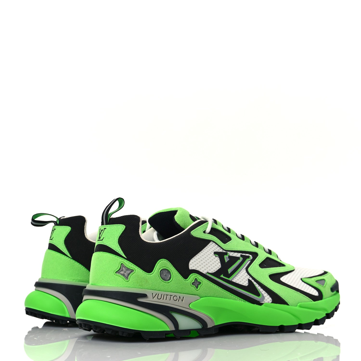 Louis Vuitton Mesh Suede Mens LV Runner Tatic 11 Green 7 of 15