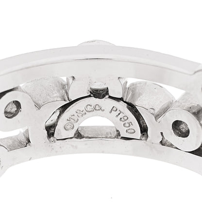 Tiffany Platinum Diamond Bubble Band Ring 57 8 4 of 4