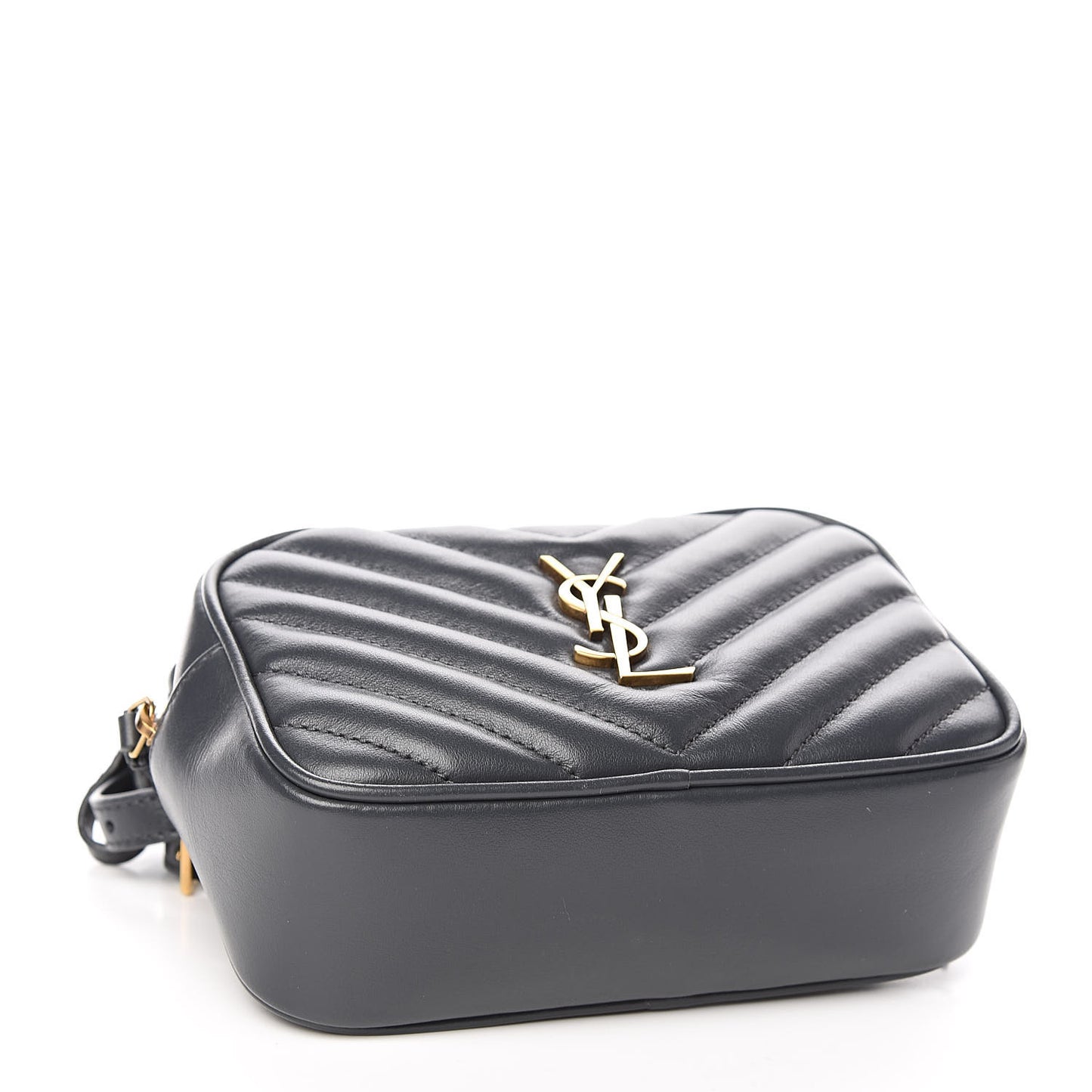 Calfskin Matelasse Monogram Lou Belt Bag Dark Smog