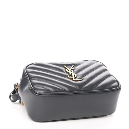 Saint Laurent Calfskin Matelasse Monogram Lou Belt Bag Dark Smog 4 of 11