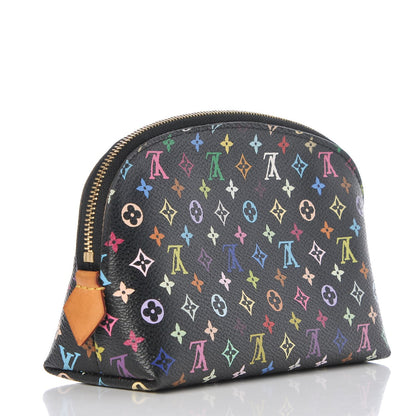 Louis Vuitton Monogram Multicolor Cosmetic Pouch Black Grenade 3 of 8