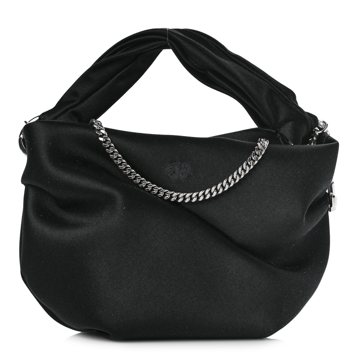 Satin Bonny Shoulder Bag Black
