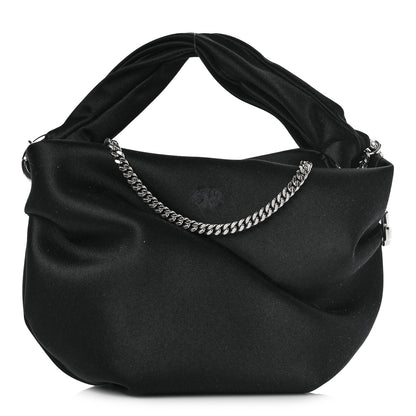 Jimmy Choo Satin Bonny Shoulder Bag Black 1 of 8