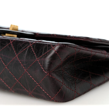 Chanel Aged Calfskin Quilted 2.55 Reissue 225 Flap Dark Burgundy 10 of 10