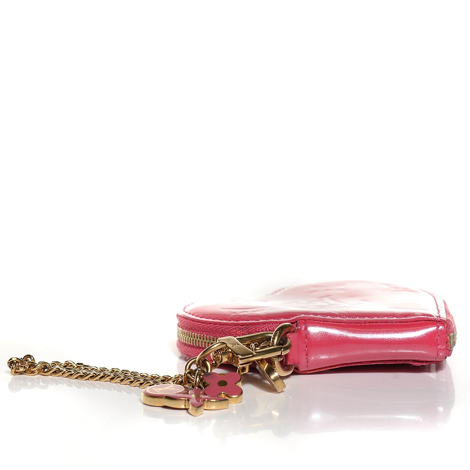 Louis Vuitton Vernis Heart Coin Purse Framboise 4 of 7
