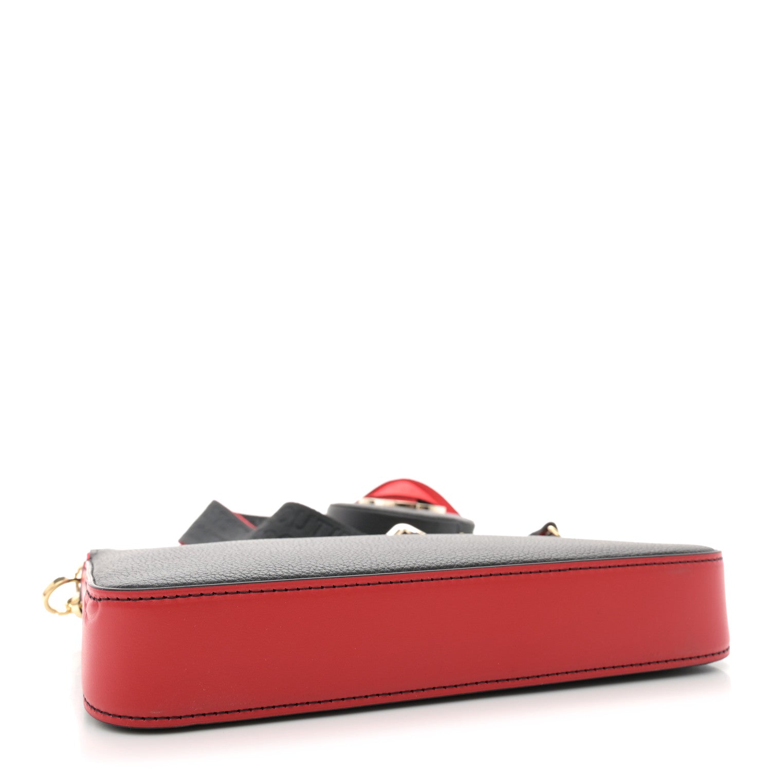 Christian Louboutin Toile Monogram Loubila Chain Hybrid Crossbody Black 4 of 9