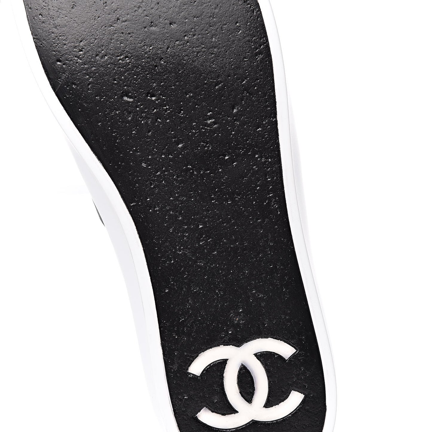 Calfskin Slip On Sneakers 45 White Black