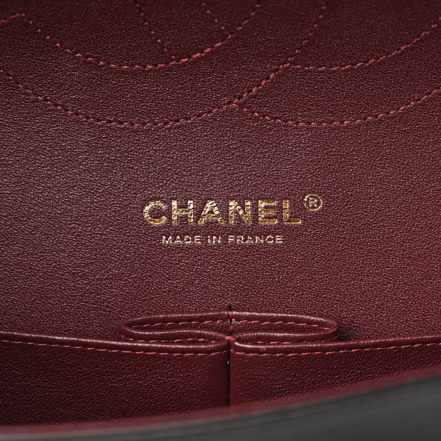 Lambskin Quilted Jumbo Double Flap Black