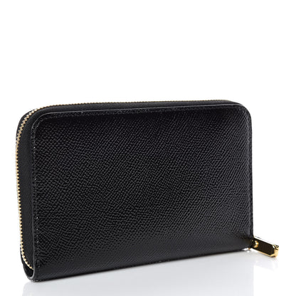 Burberry Patent Calfskin Zip Around Wallet Black 3 of 11