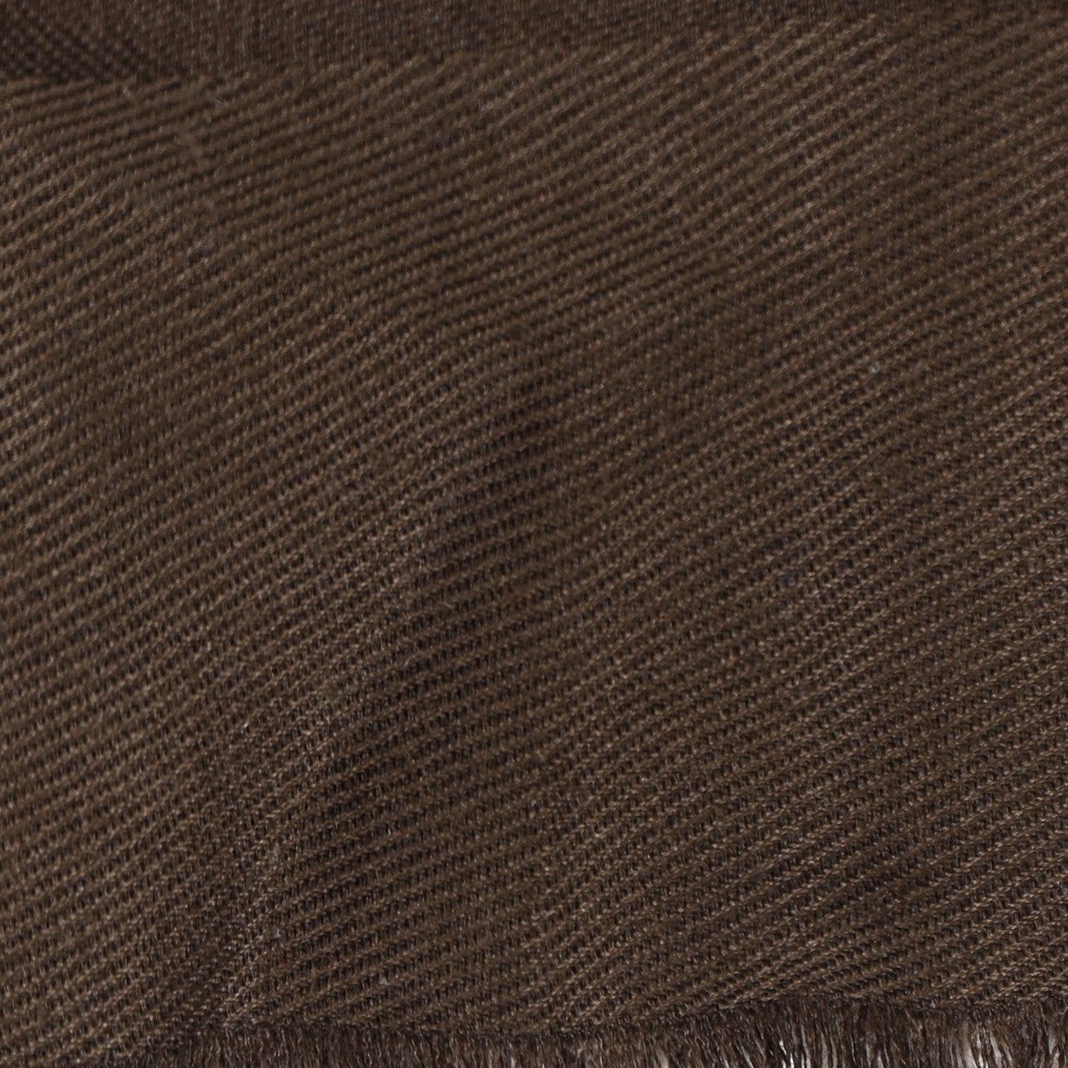 Louis Vuitton Silk Wool Monogram Shawl Brown 6 of 7
