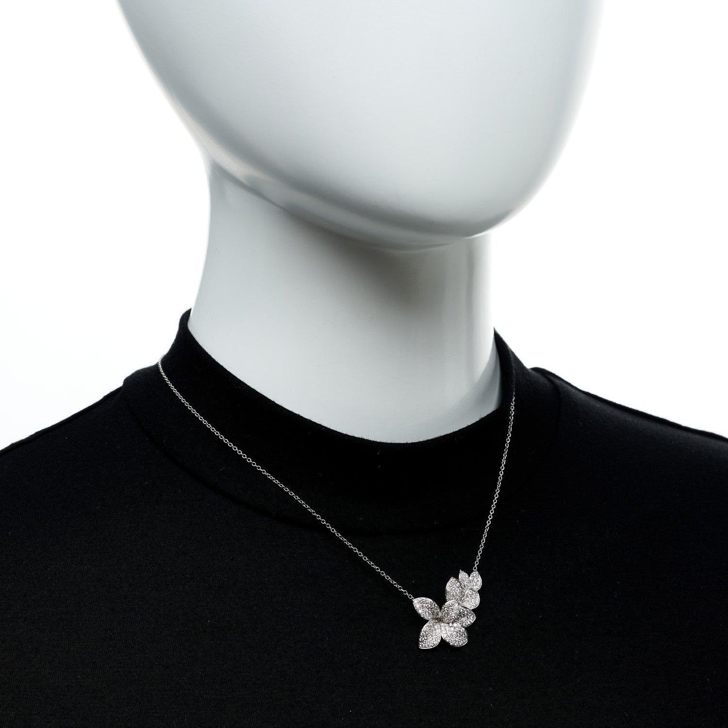 Pasquale Bruni 18K White Gold Giardini Segreti Short Necklace 5 of 5