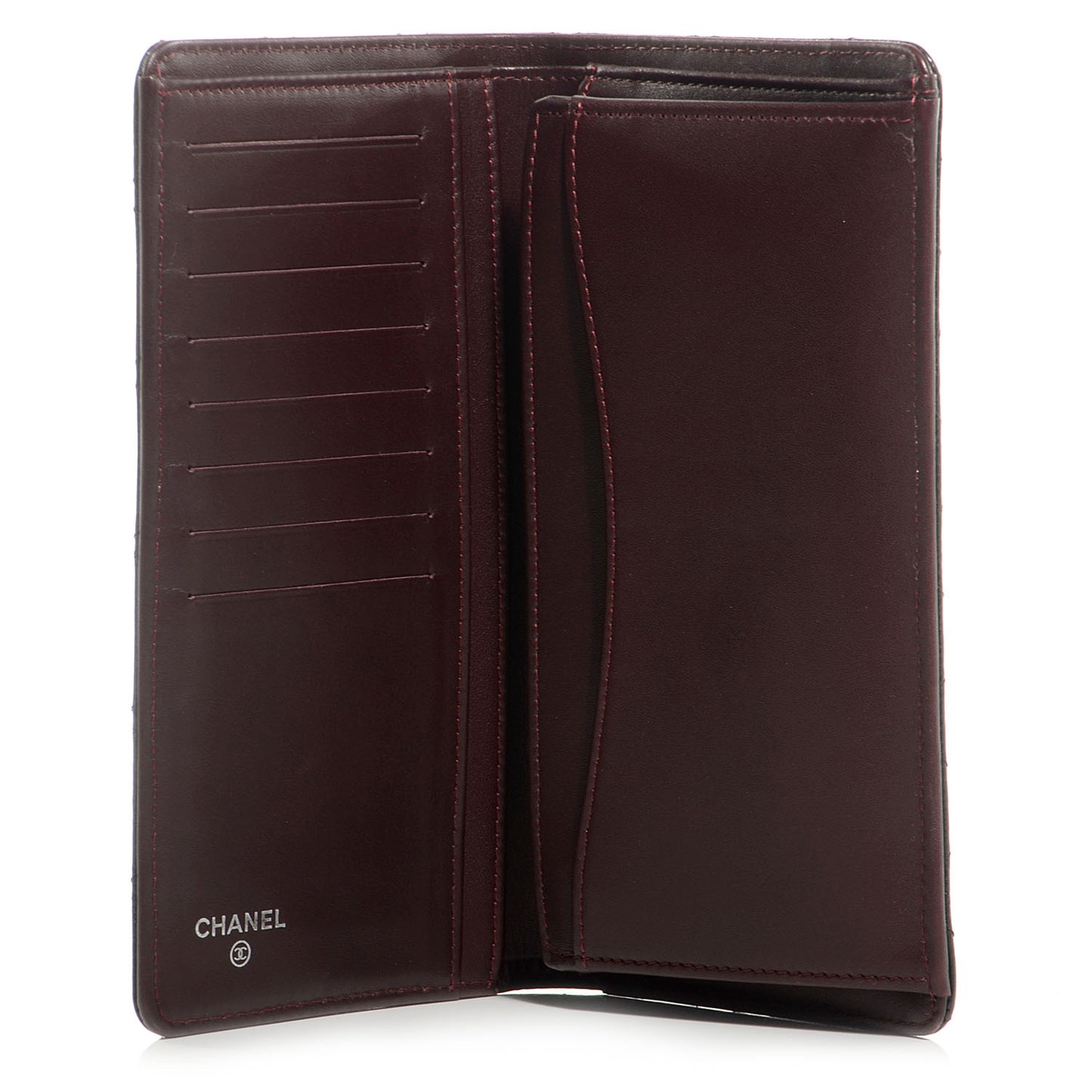 Caviar Quilted Yen Wallet Black
