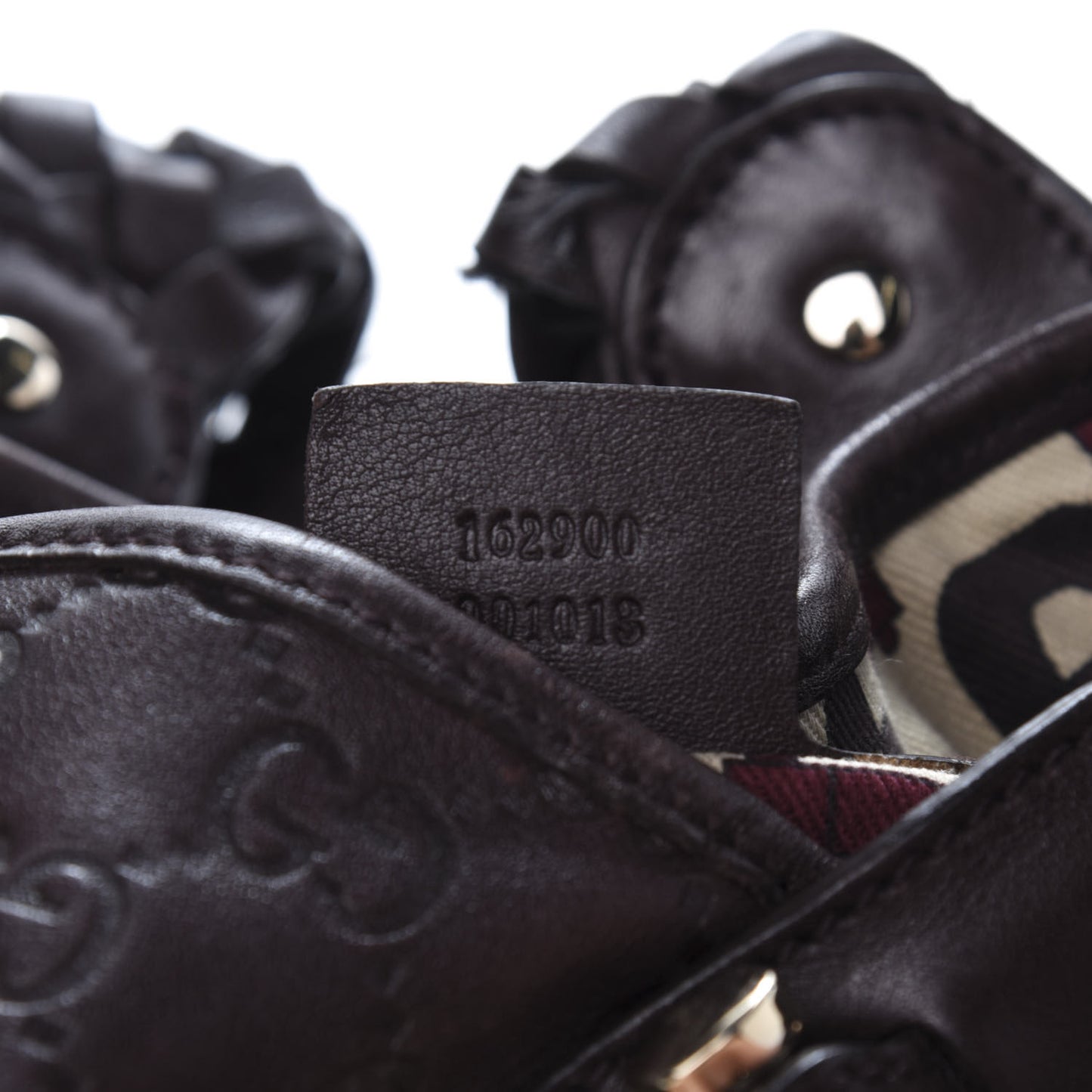 Guccissima Pelham Shoulder Bag Chocolate