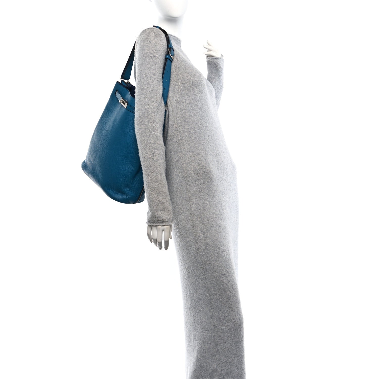 Hermes Taurillon Clemence Eclat So Kelly 26 Bleu Izmir Bleu Saphir 2 of 10