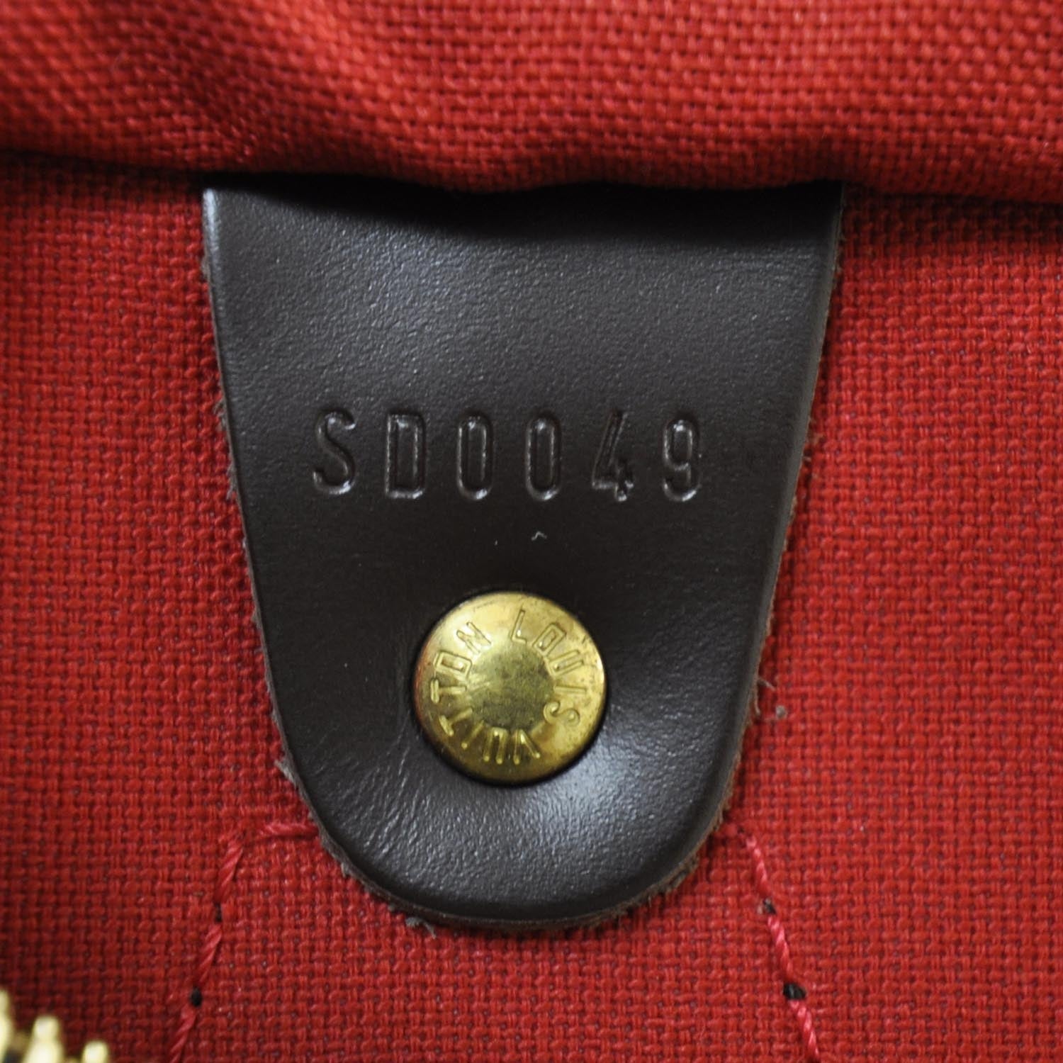 Louis Vuitton Damier Ebene Speedy 30 8 of 8