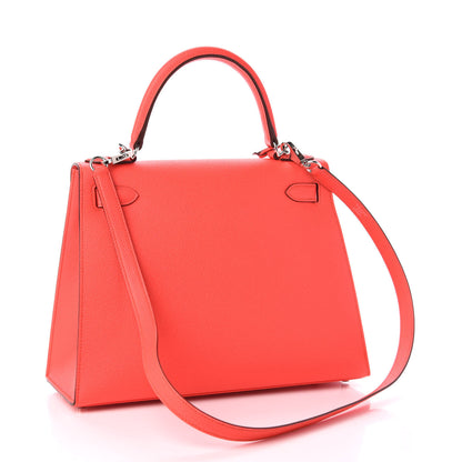Hermes Epsom Kelly Sellier 28 Rose Texas 3 of 12