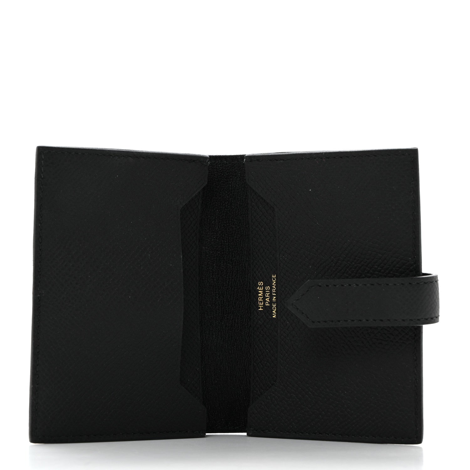 Hermes Epsom Bearn Card Holder Wallet Black 5 of 7