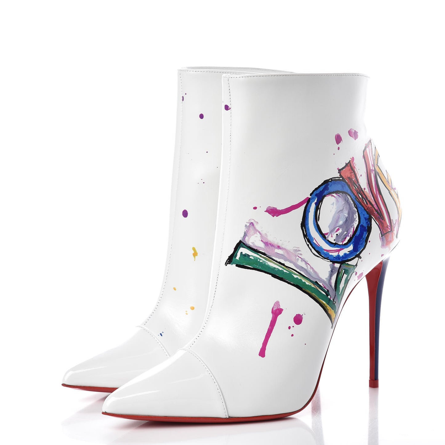 Calfskin In Love 100 Booties 40 White