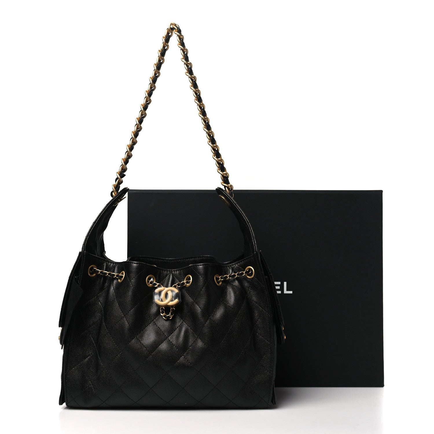 Chanel Caviar Quilted Small Chanel 25 Handbag Black 11 of 11
