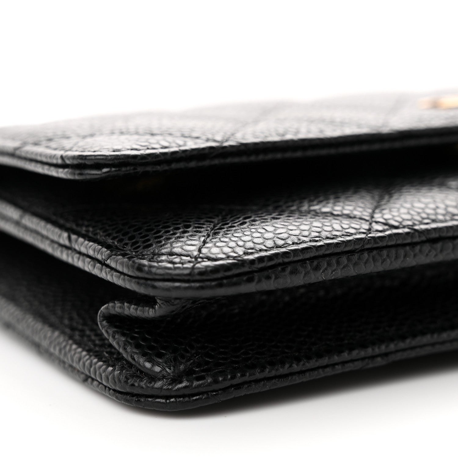 Chanel Caviar Quilted Wallet on Chain WOC Black 10 of 12