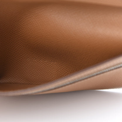 Hermes Epsom Bearn Gusset Wallet Gold 7 of 9