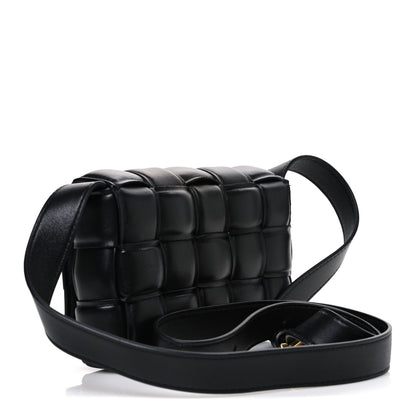 Bottega Veneta Nappa Maxi Intreccio Small Padded Cassette Crossbody Bag Black 3 of 11