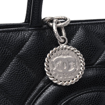 Chanel Caviar Quilted Medallion Tote Black 5 of 5