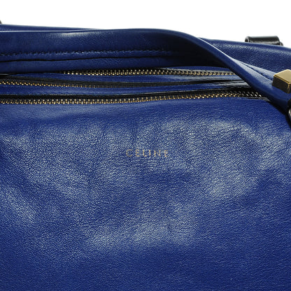 Celine Lambskin Strap Boston Cobalt 5 of 8