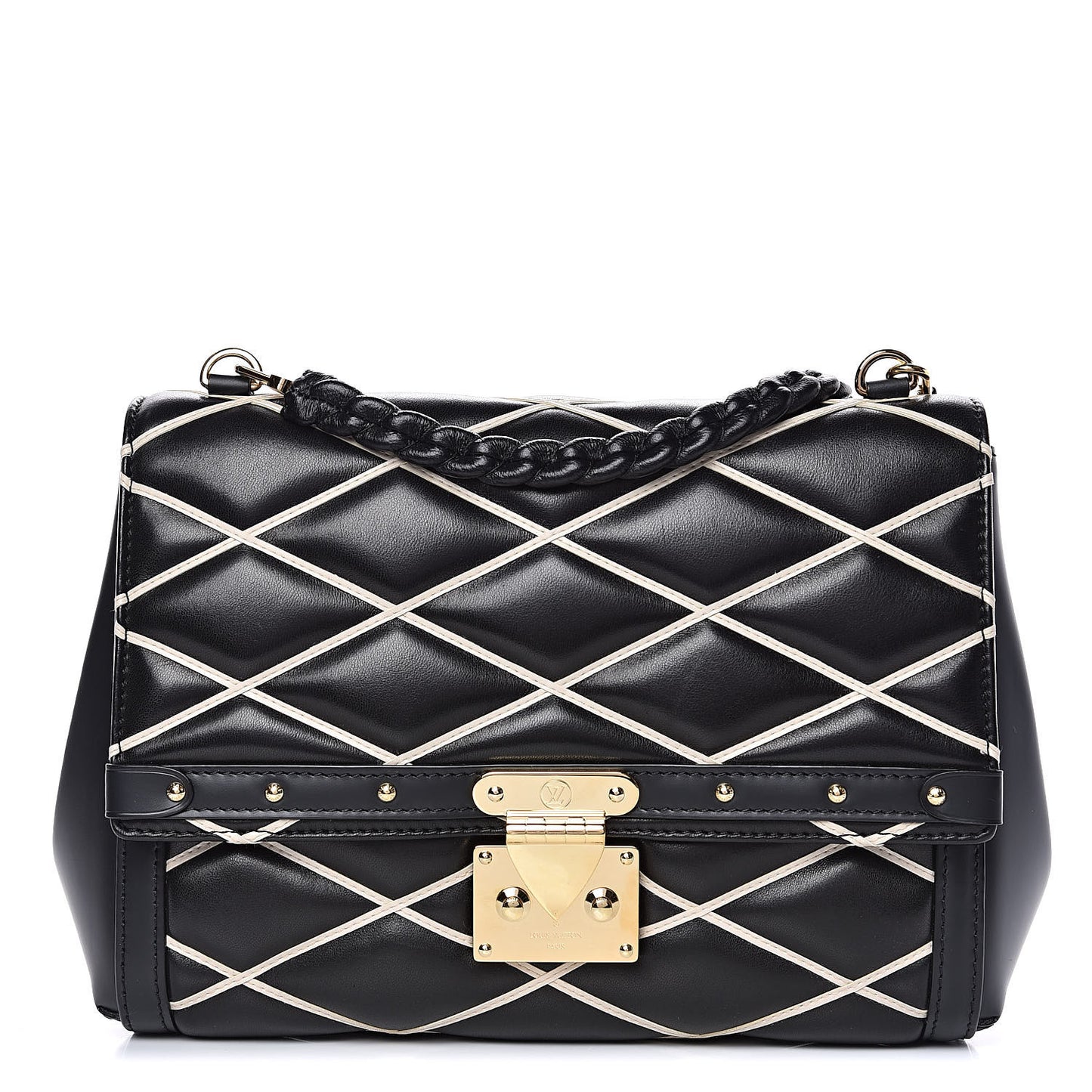 Lambskin Malletage Pochette Flap Black