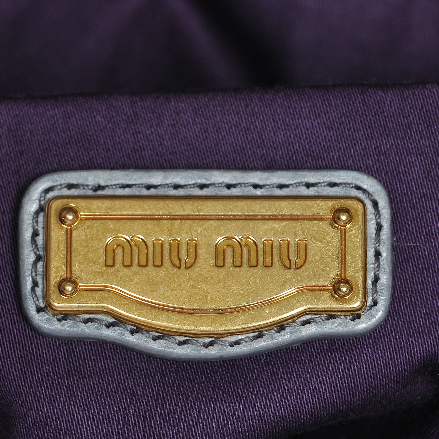 Miu Miu Vitello Lux Medium Bow Bag Nube 6 of 7