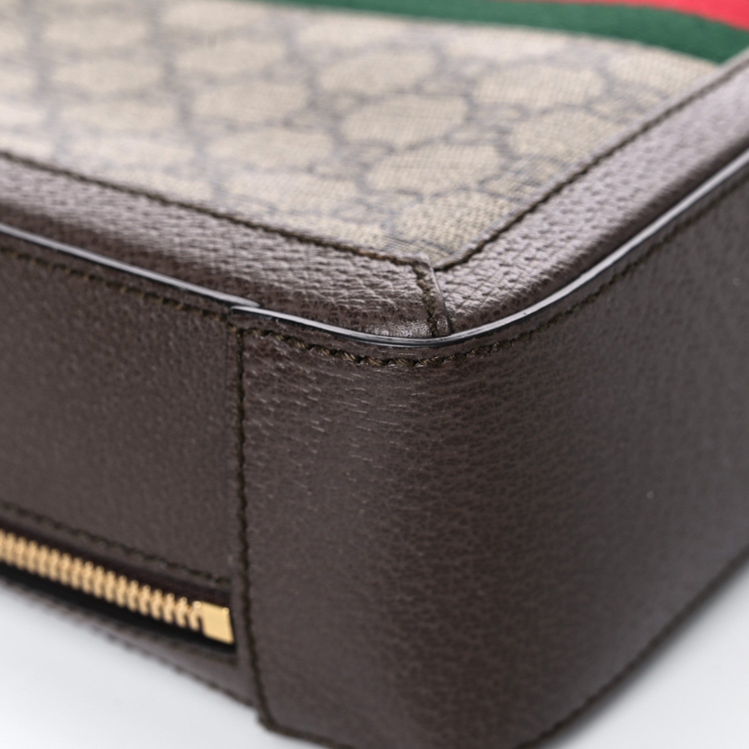 Gucci GG Supreme Web Small Ophidia Top Handle Shoulder Bag Brown 9 of 20