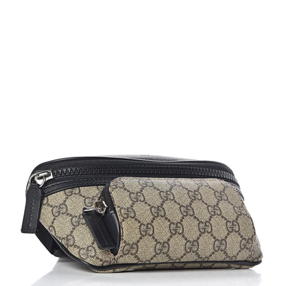 Gucci GG Supreme Monogram Belt Bag Black 4 of 11
