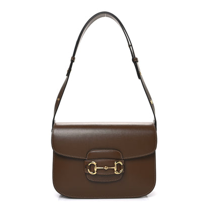 Gucci Azalea Calfskin Horsebit 1955 Shoulder Bag Brown Sugar 1 of 10