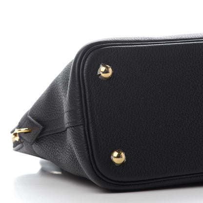 Hermes Taurillon Clemence Bolide 31 Black 8 of 8