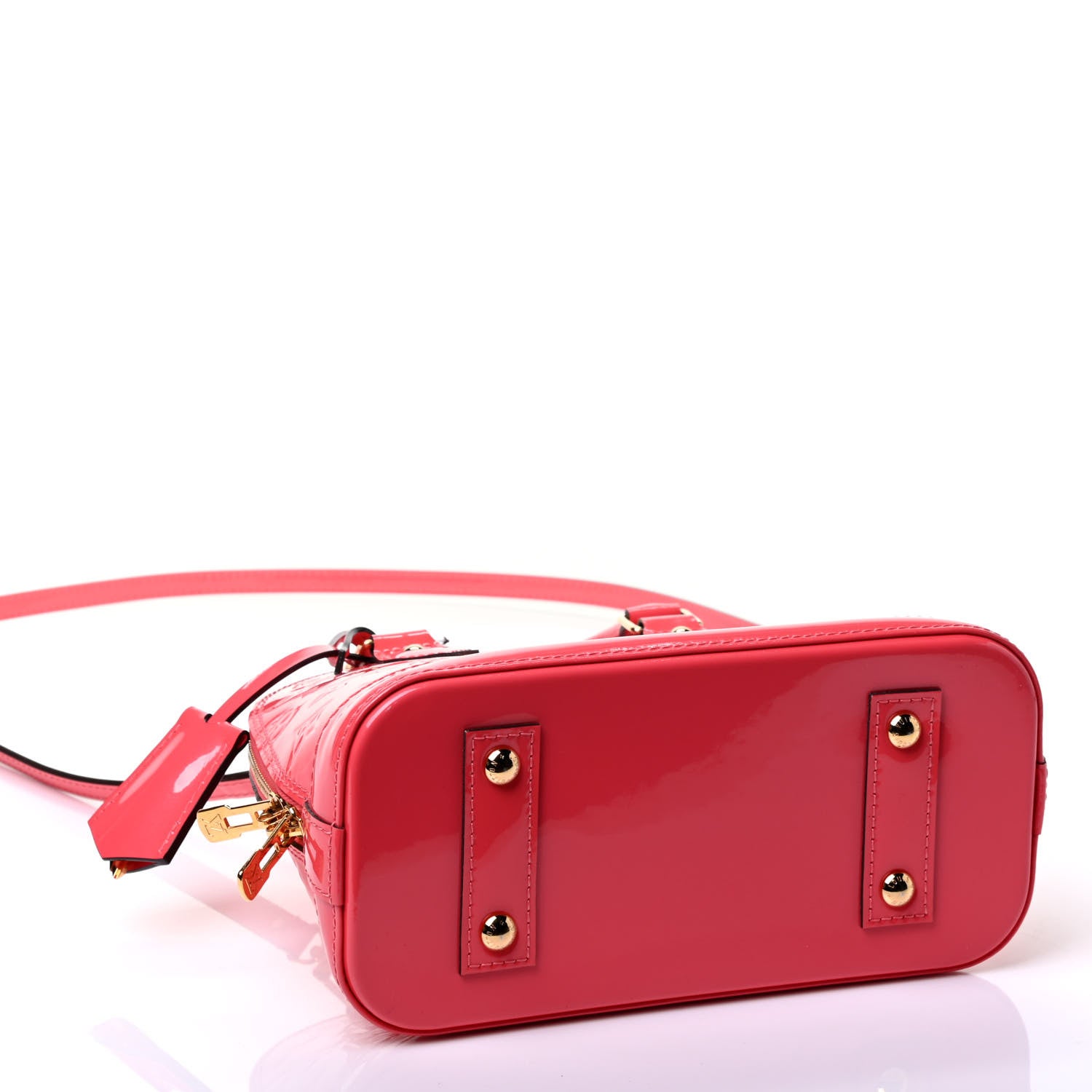 Louis Vuitton Vernis Alma BB Rose Litchi 3 of 4