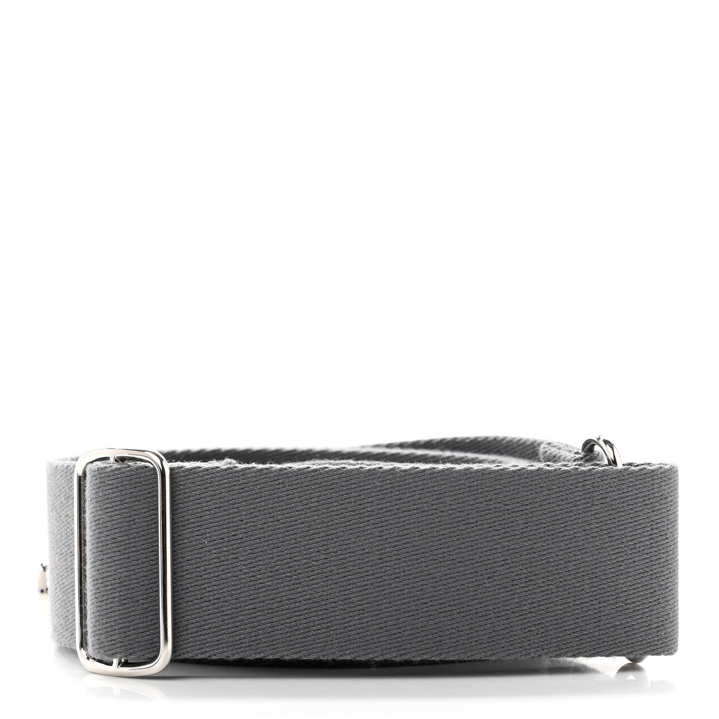 Canvas Calfskin Adjustable Shoulder Strap Grey