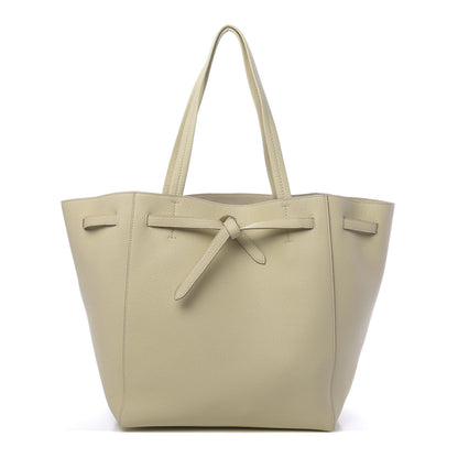 Celine Soft Grained Calfskin Small Belt Cabas Phantom Chalk 1 of 10