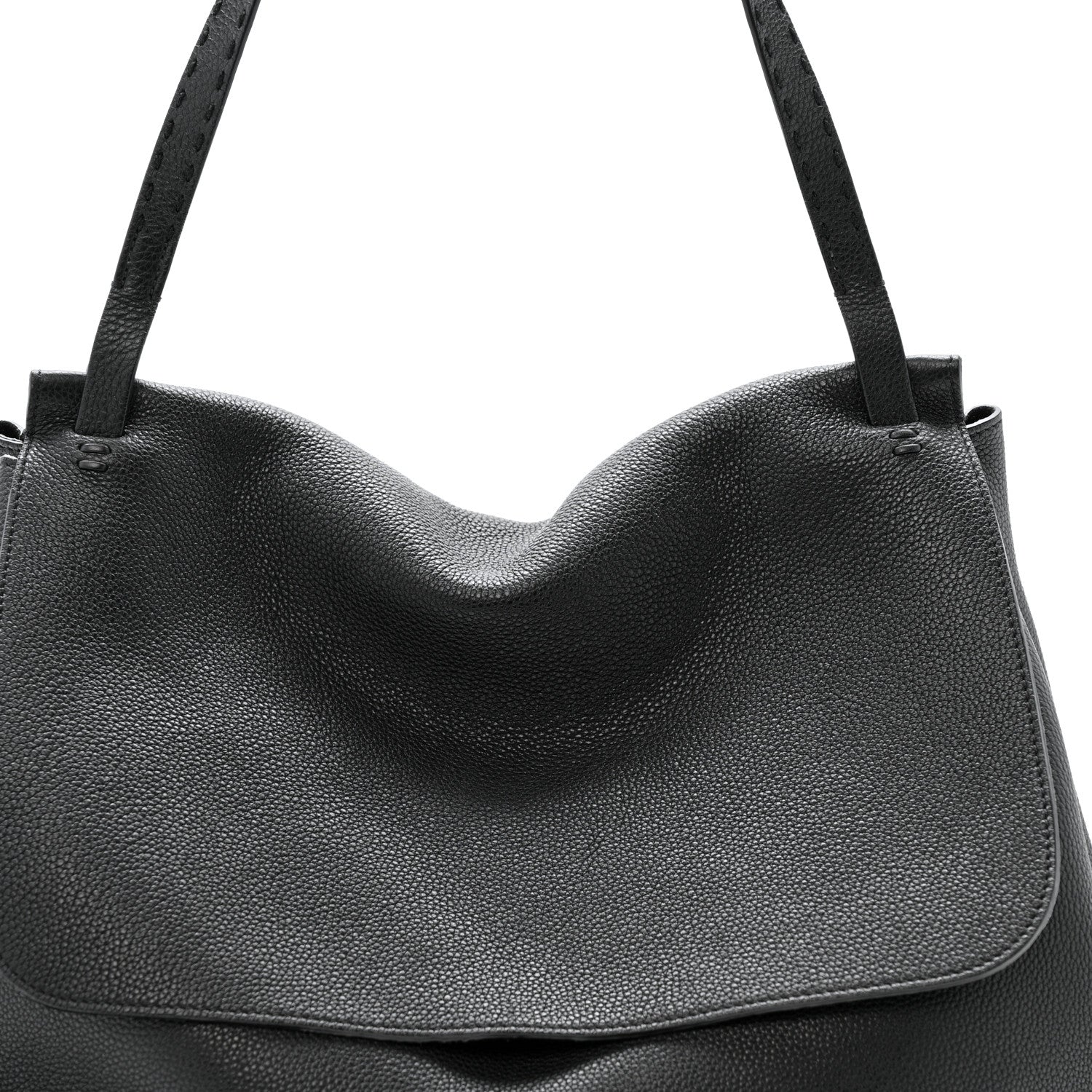 The Row Grained Calfskin Top Handle 14 Bag Black 7 of 14