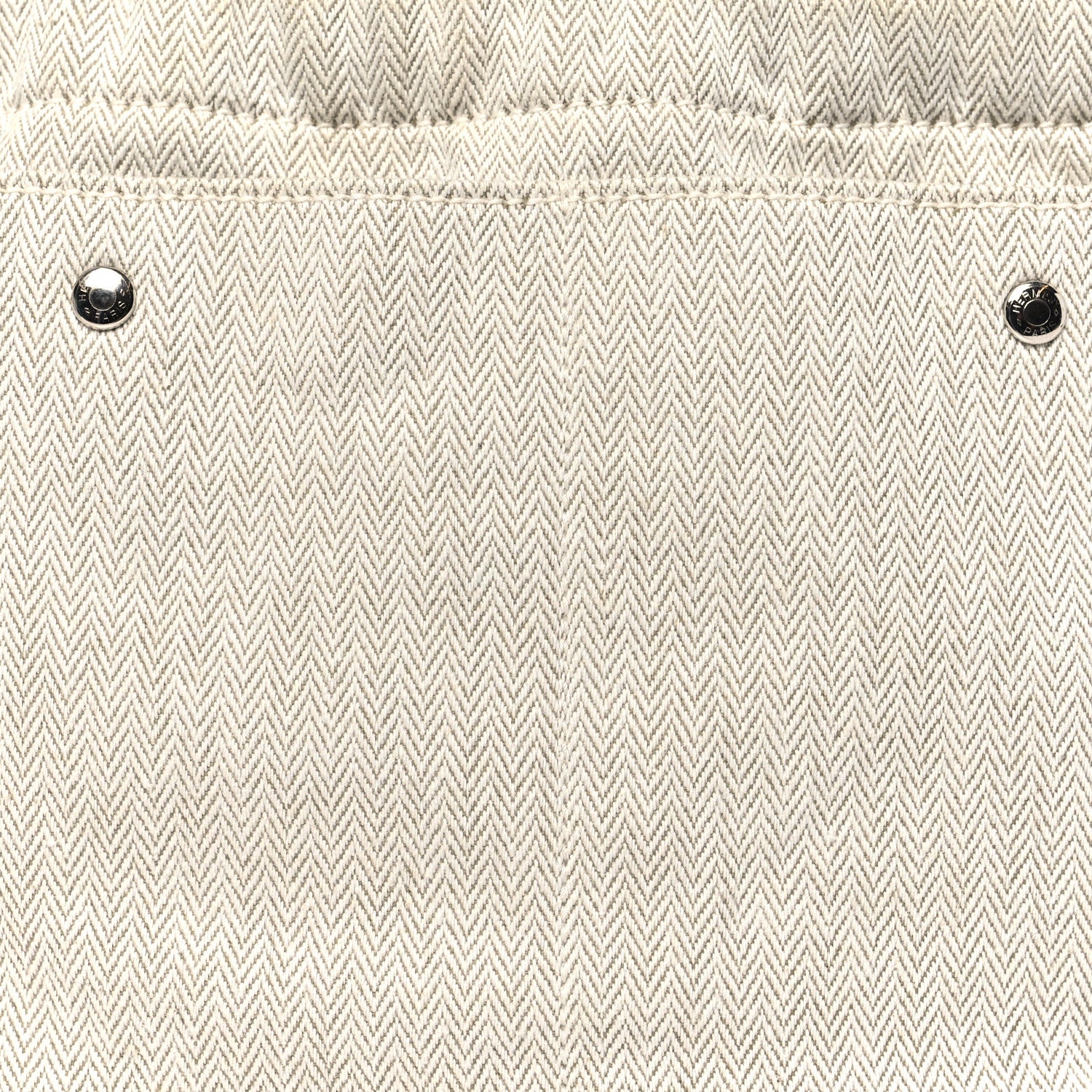 Hermes Canvas Barenia Fourbi 25 MM Pouch Naturel Fauve 7 of 9