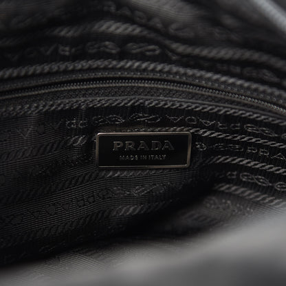 Prada Nylon Vela Messenger Bag Black 9 of 11
