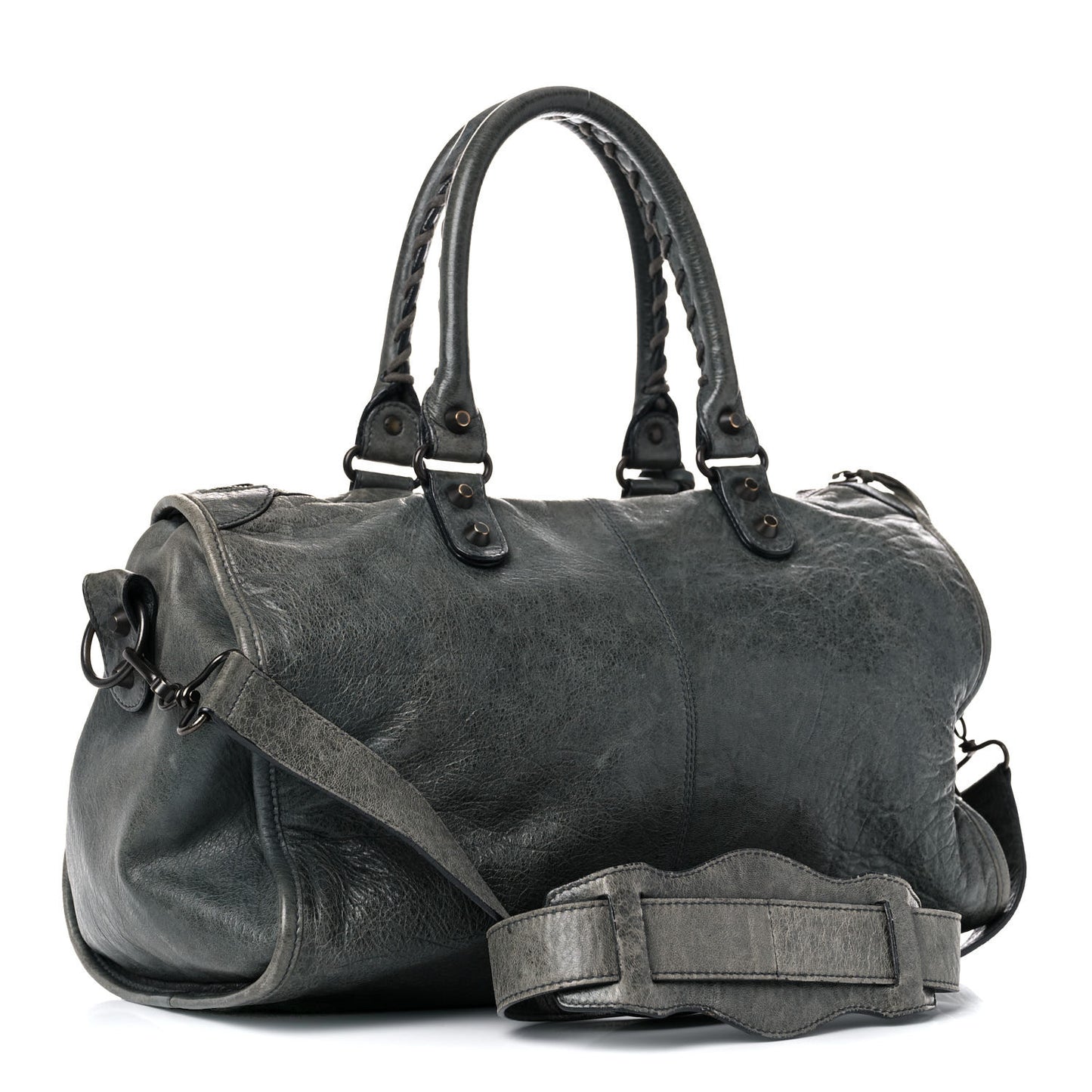 Agneau Classic Hardware Maxi Twiggy Anthracite