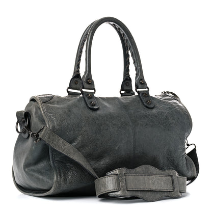 Balenciaga Agneau Classic Hardware Maxi Twiggy Anthracite 3 of 22