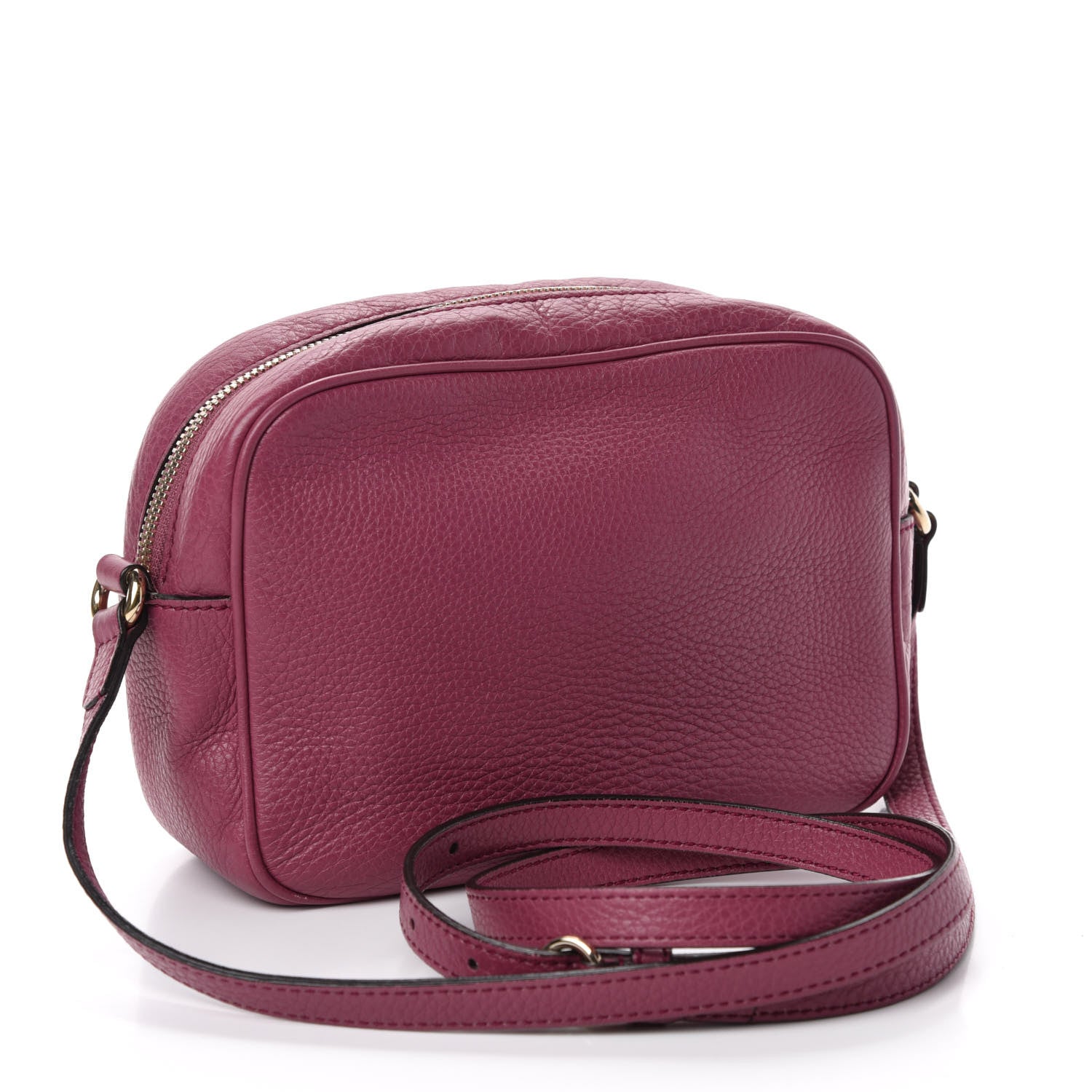 Gucci Pebbled Calfskin Small Soho Disco Bag Peonia Flower 3 of 16