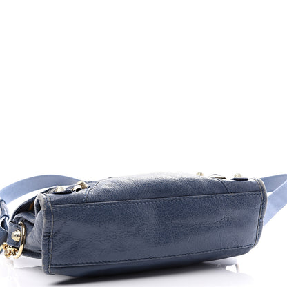 Balenciaga Agneau Giant 12 Gold Hardware Mini City Bleu Persan 4 of 10